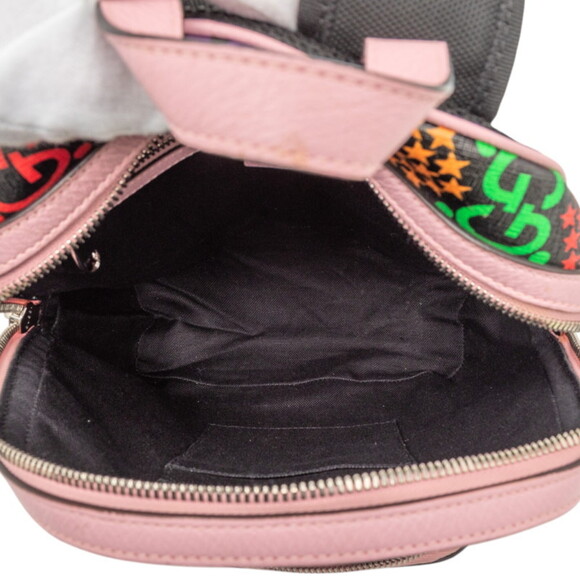 GUCCI Black Leather Backpack main image 5